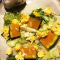 にゃろにゃろめ's cooksnap of when they made 春巻の皮でサラダピザ コンビニ食材で♪.