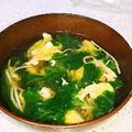 かよころりん's cooksnap of when they made 節約節約～♪　レタスの外葉deスープ.