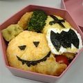 麻柚♪'s cooksnap of when they made 簡単キャラ弁☆ハロウィン弁当♪.