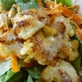 Lake☆Erie's cooksnap of when they made とり天サラダ　金のごまだれ焙煎ナッツと.