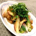 まめ39's cooksnap of when they made ＊食欲増進！茗荷とオクラの豚肉黒酢炒め＊.