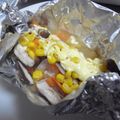 ななぴこ's cooksnap of when they made レモン鮭きのこの秋の味覚ホイル焼き.