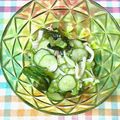 チェックのミニくま's cooksnap of when they made 酢オクラで＊ふわとろ～酢の物.