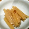 QPはにー's cooksnap of when they made ❤ふきの酢醤油漬け❤.