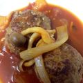クックBH5M9F☆'s cooksnap of when they made 煮込みハンバーグ(トマトソース).
