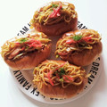 ｸｰﾁｬﾝ～Kira's cooksnap of when they made ロールパンで焼きそばパン.