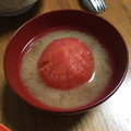 西ヶ原's cooksnap of when they made 丸ごとトマトの味噌汁♪.