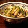安房　宗子's cooksnap of when they made イカとゴーヤのかぼす味噌和え.