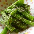 ぶどうなすび's cooksnap of when they made 麺つゆで簡単！インゲンの胡麻和え.
