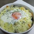 七色ワクチン's cooksnap of when they made ココスの半熟卵とベーコンのドリア.