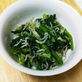 もこもこ７'s cooksnap of when they made ＊ほうれん草としらすのお浸し＊.