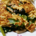 Qw_'s cooksnap of when they made 小松菜としめじのオムレツ風卵焼き☆.