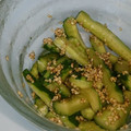 makichaki's cooksnap of when they made 簡単☆きゅうりの漬け物 ごまで中華風.