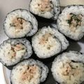 Yokchina's cooksnap of when they made 大葉とツナの細巻寿司.