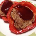 TGMARU's cooksnap of when they made ピーマンとパプリカの肉詰め.