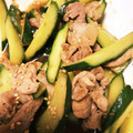 ラーメン好き♪'s cooksnap of when they made 焼肉のたれで簡単！豚肉ときゅうりの炒め物.