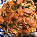 私は苺大福's cooksnap of when they made 簡単♪絶品♪ナポリタンスパゲッティ.