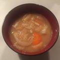 ラクラクダ's cooksnap of when they made じゃがいものおみそ汁.