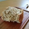 かぼすレモン's cooksnap of when they made HBでお手軽バナナはちみつ食パン.