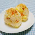 まあまま☆0403's cooksnap of when they made チーズと福神漬けのおにぎり.