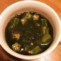 yuka119's cooksnap of when they made 簡単美味♪1分クッキング！もずく酢オクラ.