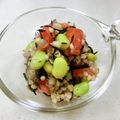 あっこ姉's cooksnap of when they made 芽ひじきとそば米のライスサラダ風♪.