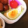 hanao03's cooksnap of when they made めんつゆで味付け簡単☆卵入り巾着の煮物.