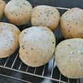 しゅろくま's cooksnap of when they made 黒ゴマとクリームチーズのパン.