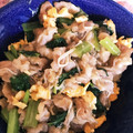 chamamaz's cooksnap of when they made 豚肉と小松菜と卵の甘炒め.