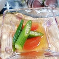 ＴＯＭＯＷＡＴ's cooksnap of when they made ★トマトとオクラのお浸し★.