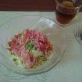 クズっち's cooksnap of when they made 生クリーム不要。枝豆クリームの冷製パスタ.