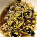 ドライいーちご's cooksnap of when they made レンジで簡単豆もやしのナムル.