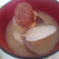 クック7N04HA☆'s cooksnap of when they made 簡単！ ホタテの稚貝のお味噌汁.