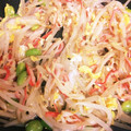 きゃな♭'s cooksnap of when they made 節約もやし★カニカマと枝豆の卵炒め.