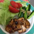 1980ヨッシー's cooksnap of when they made 鶏もも肉の塩麹マヨワイン漬けのてりやき.