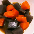 りんごぉぉぉ's cooksnap of when they made 簡単ヘルシー!!蒟蒻と人参の土手煮風.