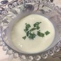 諸県美女軍団A's cooksnap of when they made 冷たいじゃがいもスープ！簡単レンジでOK.