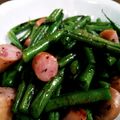 タルタルチキン南蛮's cooksnap of when they made 簡単!インゲンとウインナー炒め.
