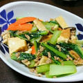 まきまっきぃ☆'s cooksnap of when they made ☆小松菜と豚肉と厚揚げのオイスター炒め☆.