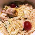 エミプゥ〜's cooksnap of when they made 子供まさかの大絶賛！激うま釜玉そうめん♪.