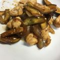 ajinawanco's cooksnap of when they made ポン酢で簡単！茄子と鶏肉のさっぱり炒め.