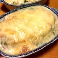 わんでぃー's cooksnap of when they made ホワイトソースなし♡明太ポテトグラタン♡.