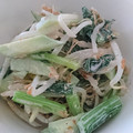 柊さくら's cooksnap of when they made 小松菜ともやしのおかかマヨ和え.