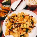 moca0330's cooksnap of when they made じゃがいもとズッキーニのカレー炒め.