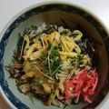 ouron's cooksnap of when they made 牛肉✿きんぴら寿司.