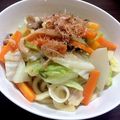 クリームパンナ81's cooksnap of when they made 冷凍うどんとめんつゆで☆焼きうどん.