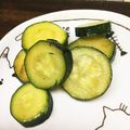 卵せんべい's cooksnap of when they made シンプル絶品ズッキーニ.