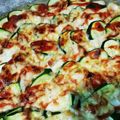 supica69's cooksnap of when they made 鶏むね肉とズッキーニの簡単ピザ.