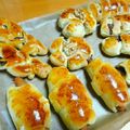 3E4a__'s cooksnap of when they made 意外と簡単？手ごね＆レンジ発酵のパン！.