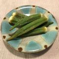 ばにらい's cooksnap of when they made 塩レモンdeオクラのナムル.